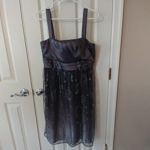 Gray/silver dress